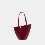 Le Bambola Moyen - Jacquemus - Leather - Burgundy
