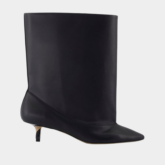 Tourni Ankle Boots - Jacquemus - Leather - Black