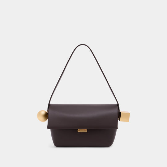 Le Rond Carré - Jacquemus - Leather - Brown