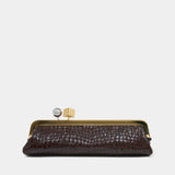 La Pochette Salon - Jacquemus - Cotton - Brown
