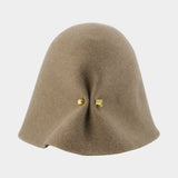 Le Chapeau Cloche - Jacquemus - Wool - Beige