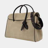 Le Cabas Turismo - Jacquemus - Leather - Ivory
