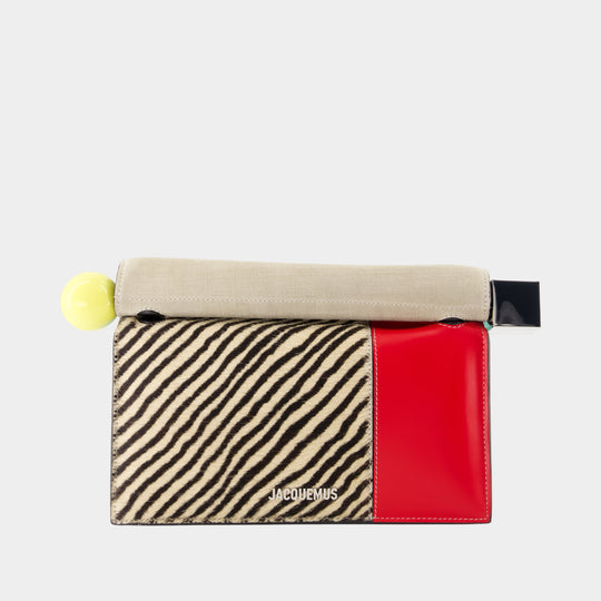 La Pochette Rond Carre - Jacquemus - Leather - Multicolor