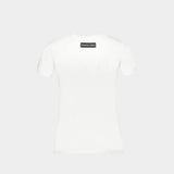 Moon Logo Baby Fit T-Shirt - Marine Serre - Cotton - White