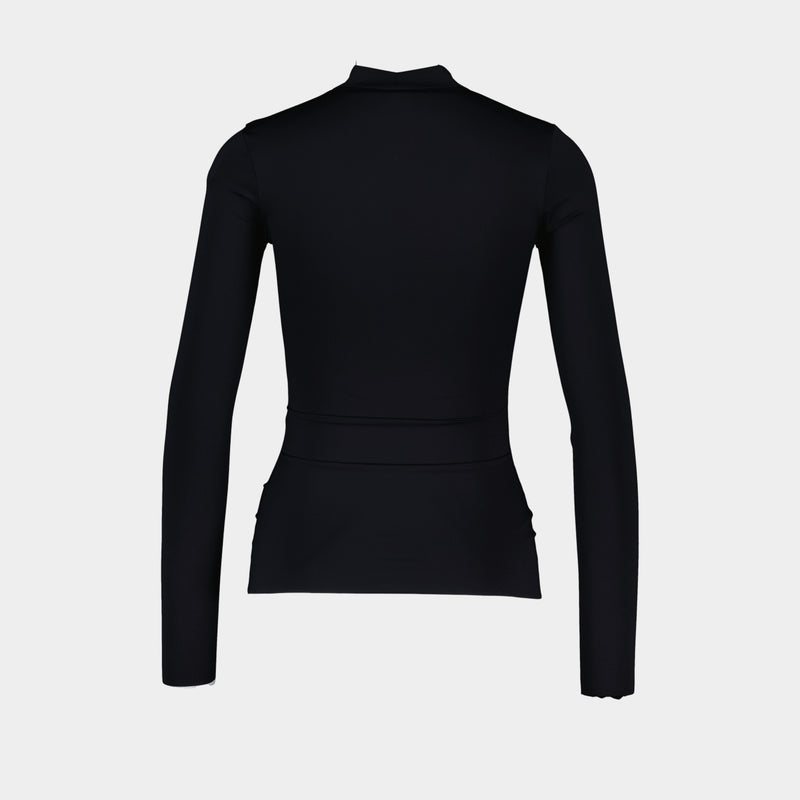 Moonogram Baby Fit T-Shirt - Marine Serre - Cotton - Black