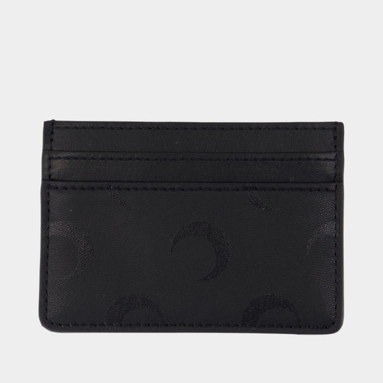 Moon Card Holder - Marine Serre - Synthetic - Black