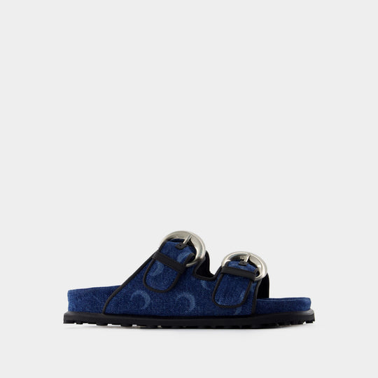 Deadstock Ground Sandals - Marine Serre - Rubber - Laser Blue