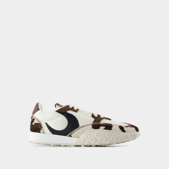 Sneakers Rise - Marine Serre - Leather - Brown