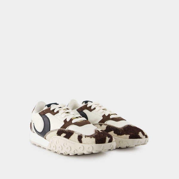 Sneakers Rise - Marine Serre - Leather - Brown
