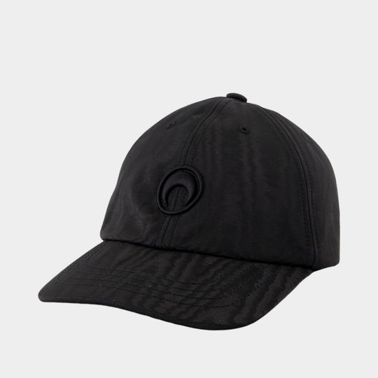 Moire Cap - Marine Serre - Synthetic - Black