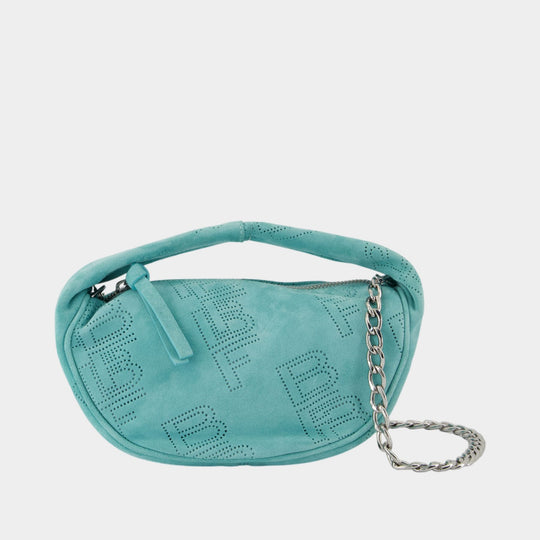 Baby Cush Bag in Blue Leather