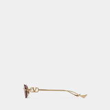 Vg0032s Sunglasses - Valentino - Metal - Gold