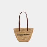 Panier Pm Shoulder Bag - Vanessa Bruno - Raffia - Multicolor