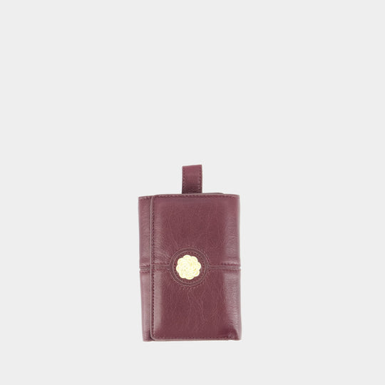 Amore Card Holder - Rouje - Leather - Burgundy