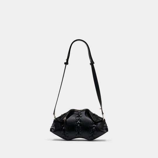 Manta Clutch - Alexander McQueen - Leather - Black