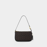 Signature Plaza Shoulder Bag - Coach - Leather - Black