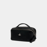 Cosmetic Case Clutch - Vivienne Westwood - Synthetic - Black