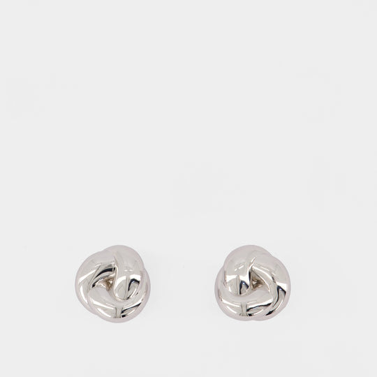 Knot Earrings - SELF PORTRAIT - Metal - Silver