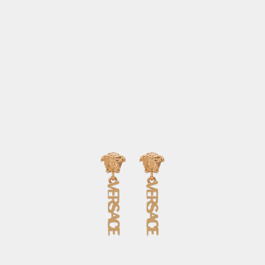 Earrings - Versace - Metal - Gold