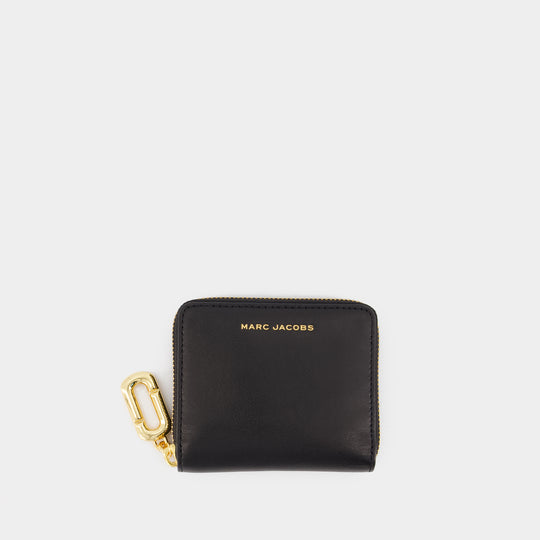 The Slim Compact Wallet - Marc Jacobs - Leather - Black