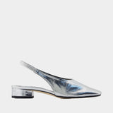 Dua Sandals - Aeyde - Leather - Silver