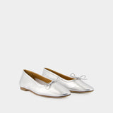 Delfina Ballerinas - Aeyde - Leather - Silver