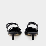 Melia Sandals - Aeyde - Leather - Black