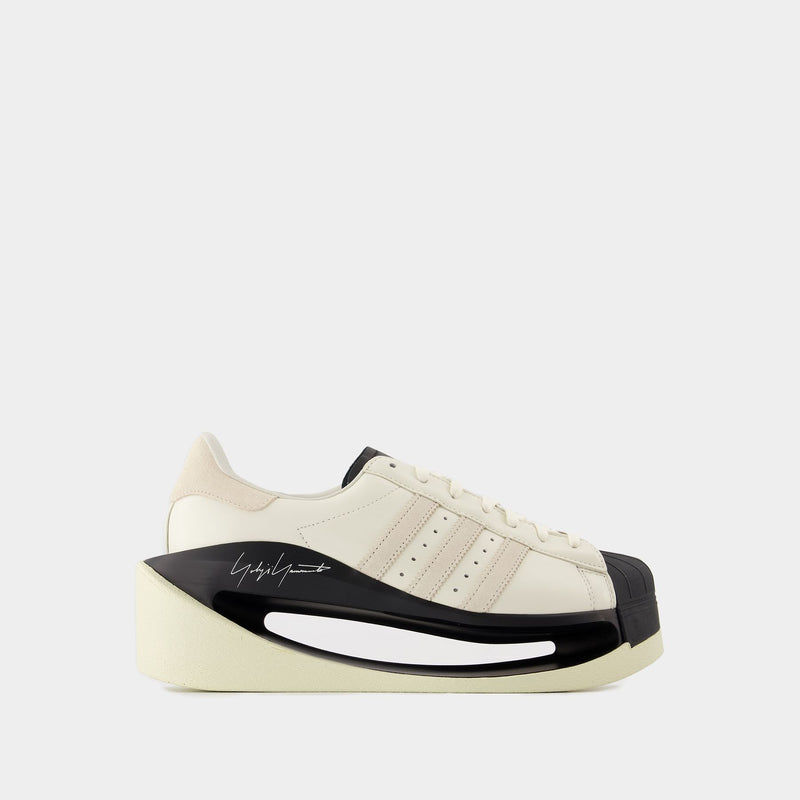 Gendo Superstar Sneakers - Y-3 - Leather - White