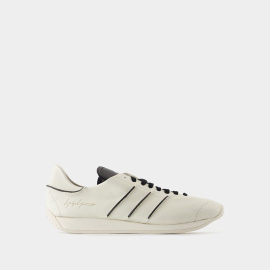 Country Sneakers - Y-3 - Leather - White