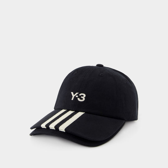 3s Cap - Y-3 - Cotton - Black