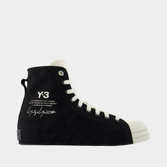 Nizza Hi Sneakers - Y-3 - Canvas - Black