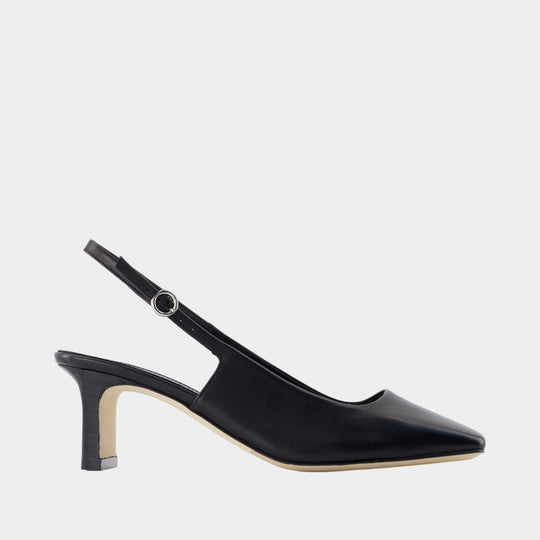 Liza Pumps - Aeyde - Leather - Black