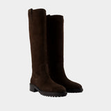 Henry Boots - Aeyde - Leather - Dark Brown