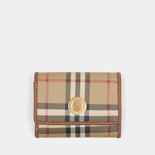 Ls Lancaster Card Holder - Burberry - Synthetic - Multicolor