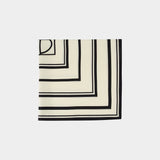 York Monogram Scarf - ANINE BING - Silk - Printed