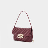 Soft Dorian Shoulder Bag - Victoria Beckham - Leather - Burgundy