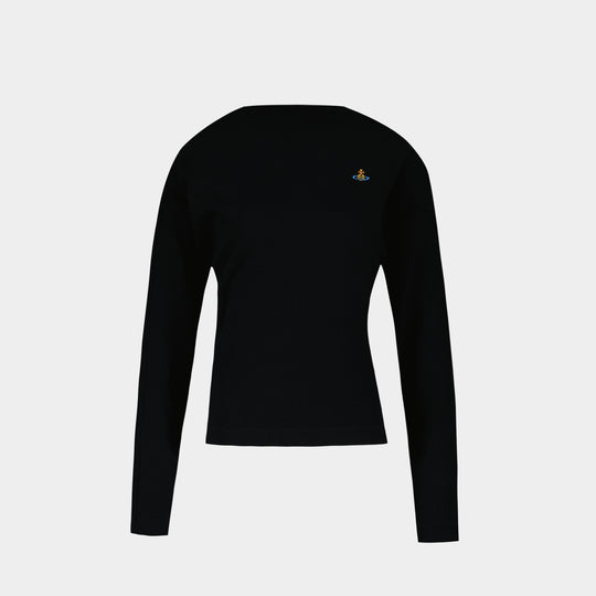 Ls Hebo T-Shirt - Vivienne Westwood - Cotton - Black