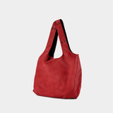 Rev Dot Shopper Bag - YOHJI YAMAMOTO - Leather - Burgundy