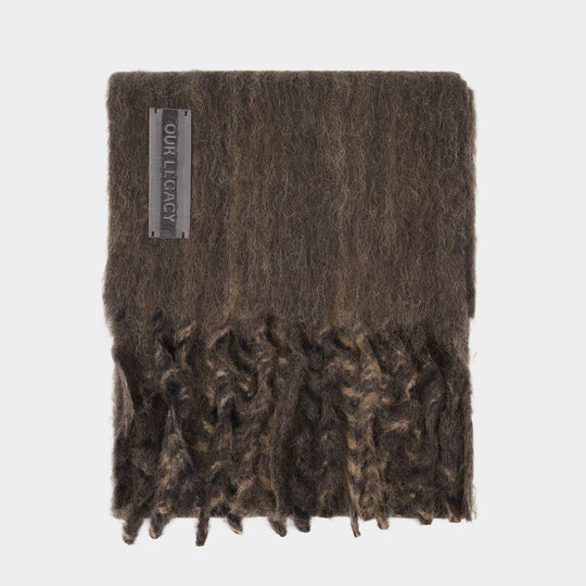Estate Scarf - OUR LEGACY - Wool - Brown