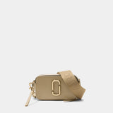 Snapshot Bag in Khaki Leather