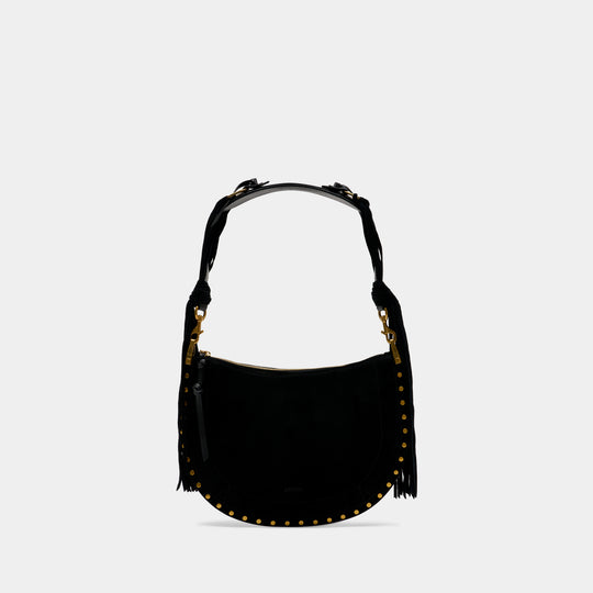 Oskan Soft Zip Shoulder Bag - Isabel Marant - Leather - Black