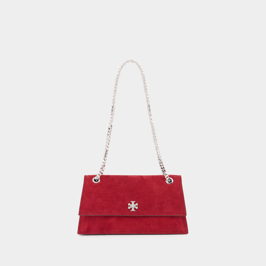 Kira Turnlock Shoulder Bag - Tory Burch - Leather - Red