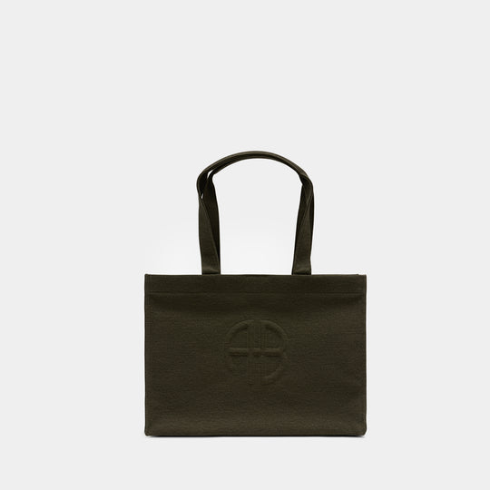 Lara Shopping Bag - ANINE BING - Cotton - Khaki