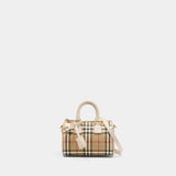 Ll Mini Bowling Purse - Burberry - Cotton - Multicolor