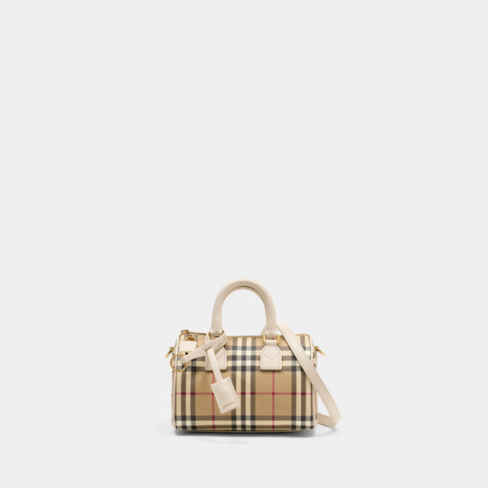 Ll Mini Bowling Purse - Burberry - Cotton - Multicolor