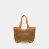 Small Shopper Bag - Marni - Leather - Multicolor