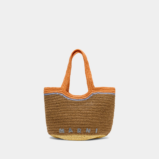 Small Shopper Bag - Marni - Leather - Multicolor