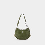 Charm Frame Purse  - Vivienne Westwood - Leather - Khaki