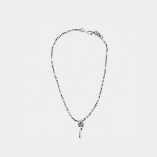 Neverlost Necklace - Balenciaga - Metal - Silver