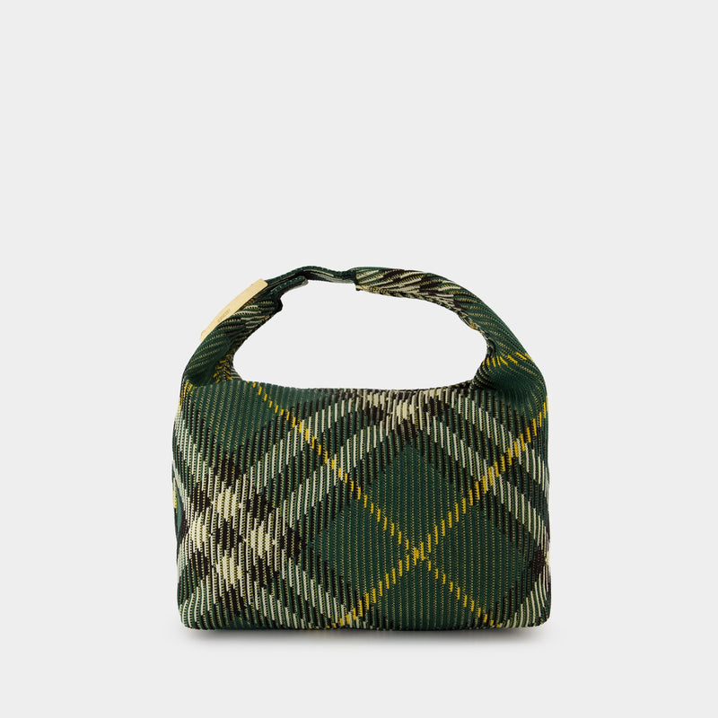 Medium Peg Shoulder Bag - Burberry - Nylon - Green